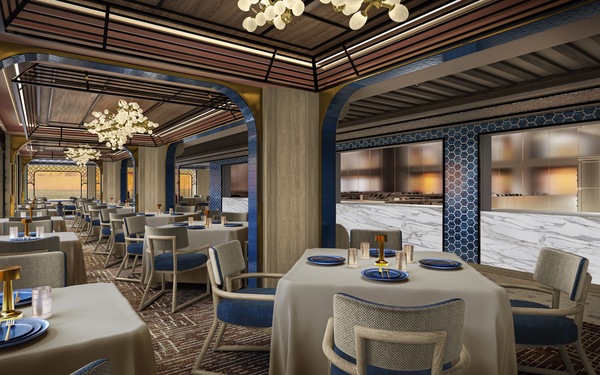 Regent Seven Seas Cruises, Seven Seas Prestige Mediterranean Restaurant 01.jpg